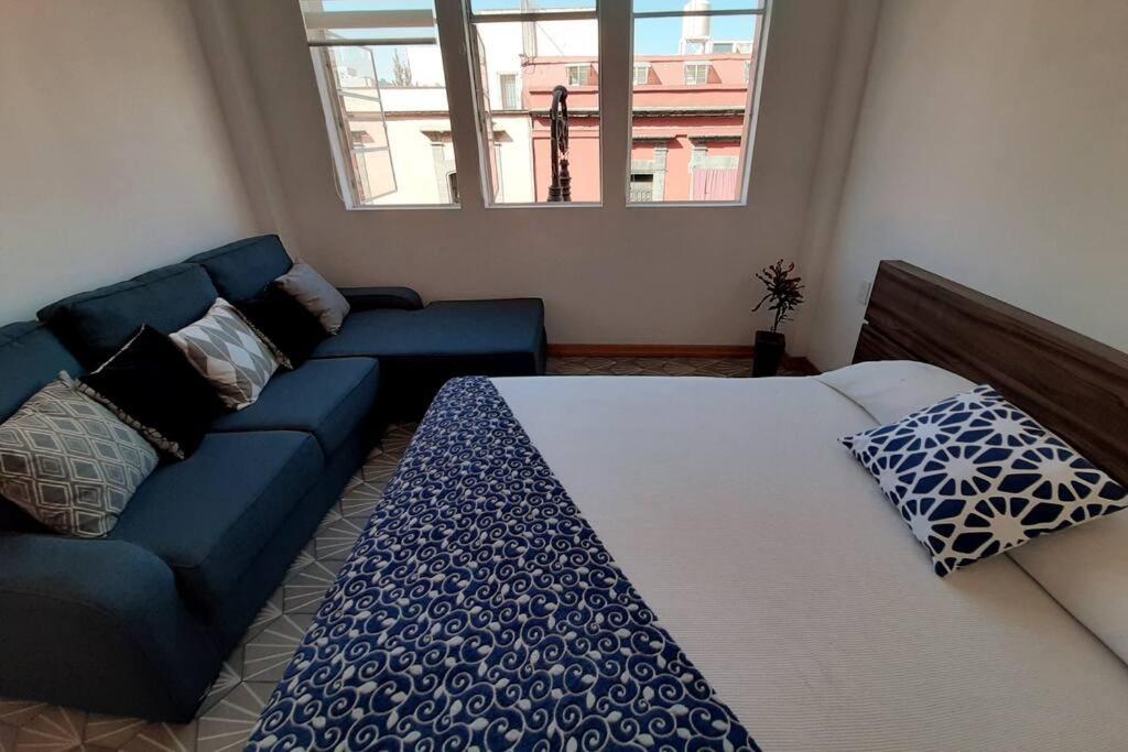 Appartement 2B Acogedor Y Amplio Depto, Centro Historico Cdmx à Mexico Extérieur photo